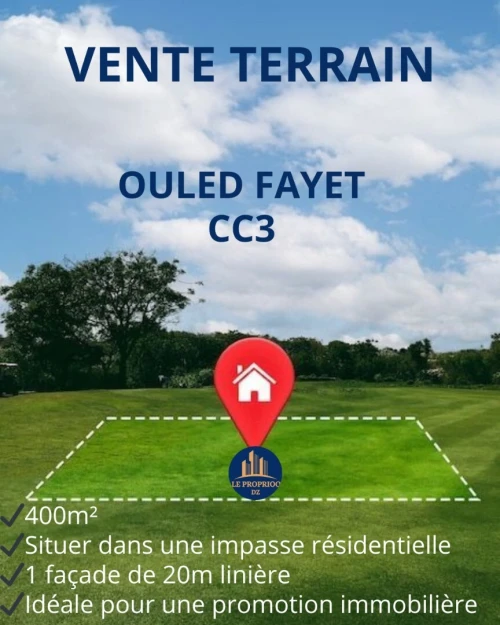 Vente Terrain Alger Ouled fayet