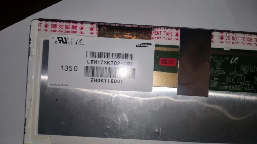 17.3 pouce HD Laptop Screen 40 Pin LVDS Compatible avec HP, Samsung, LTN173KT02