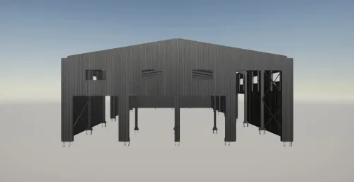 Étude Hangar Métallique
