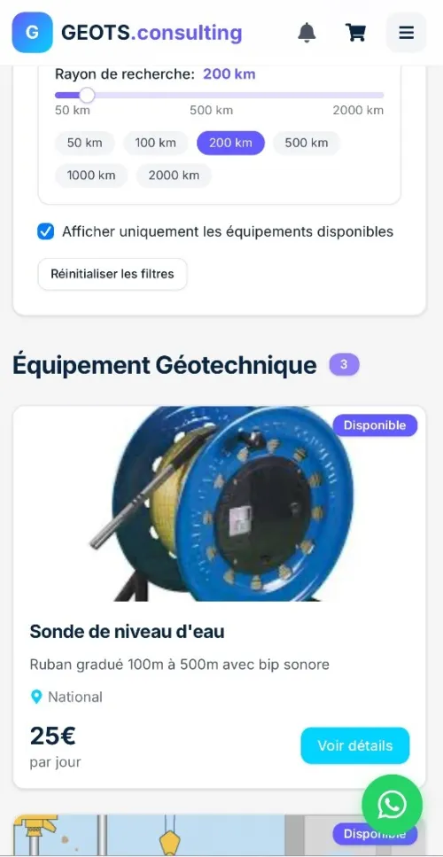 Équipement géotechnique et fondations spéciales