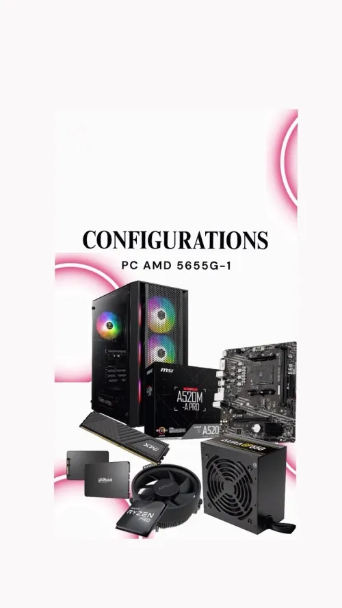 configuration. PC AMD 5655G-1