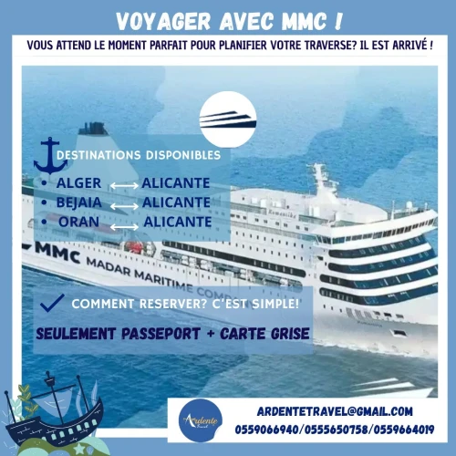  Offres spéciales sur les billets maritimes avec Ardente Travel 