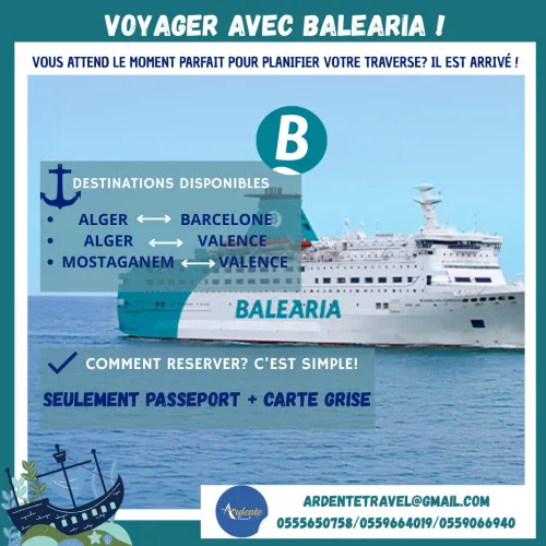  Offres spéciales sur les billets maritimes avec Ardente Travel 