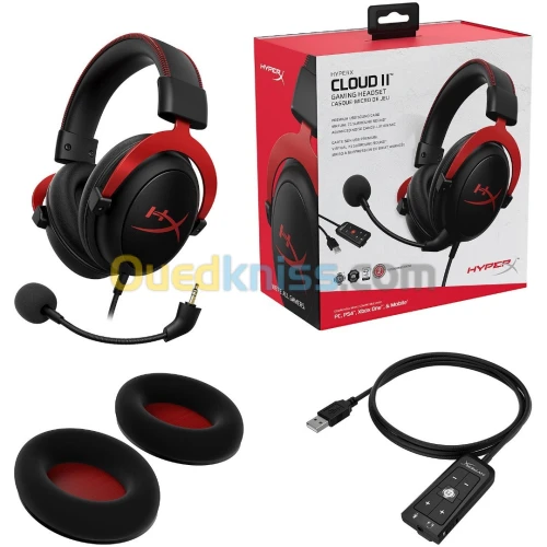 CASQUES HYPERX CLOUD II 