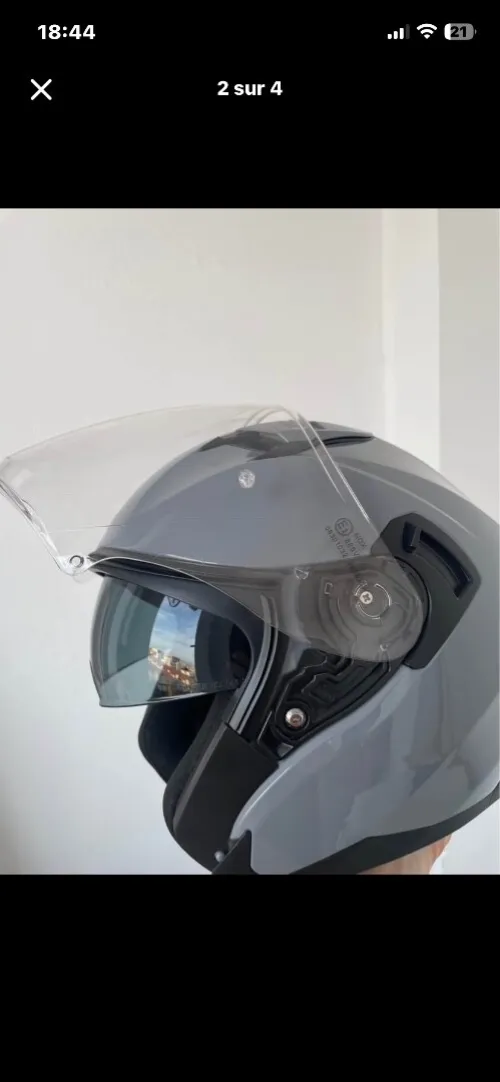 Casque moto nox homologue taille L  occasion comme neuf