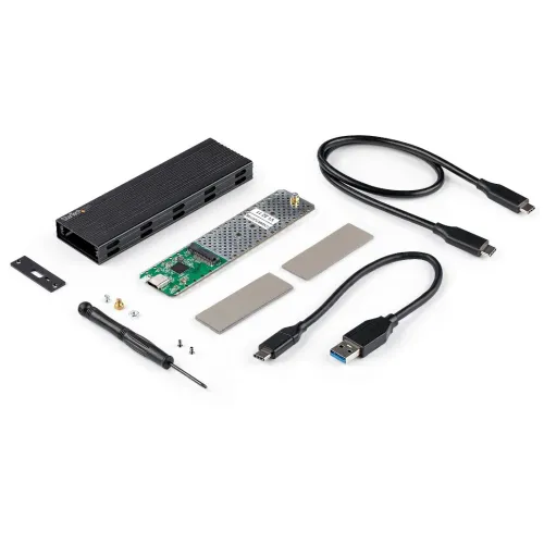 RACK M.2 SSD ENCLOSURE  TYPE C TO NVME ET LECTEUR CARTE MEMOIRE ET HUB USB 3.2 