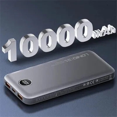 power bank ldinio 10000 mah PQ10 Batterie Externe Puissante Rapide Mobile