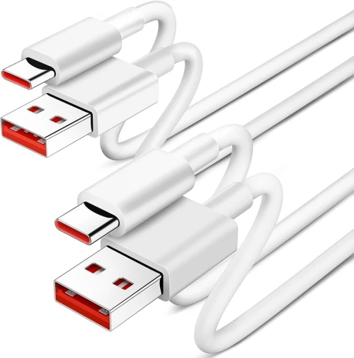Cable Type C to USB Orange Fast 67W charge transfert rapide