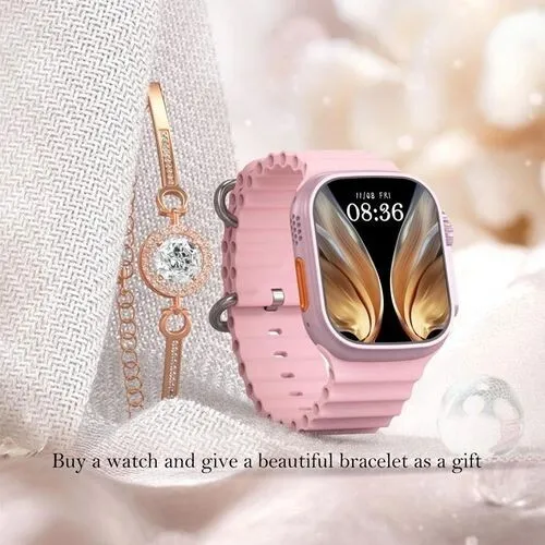 MONTRE MODIO U10 ULTRA MINI 40MM AVEC 3 BRACELETS SMART WATCH