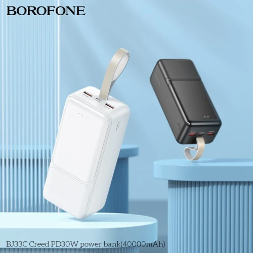 Power Bank Borofone 50000 mAh Fast Charge 30W Batterie Externe Grande Capacite Mobile