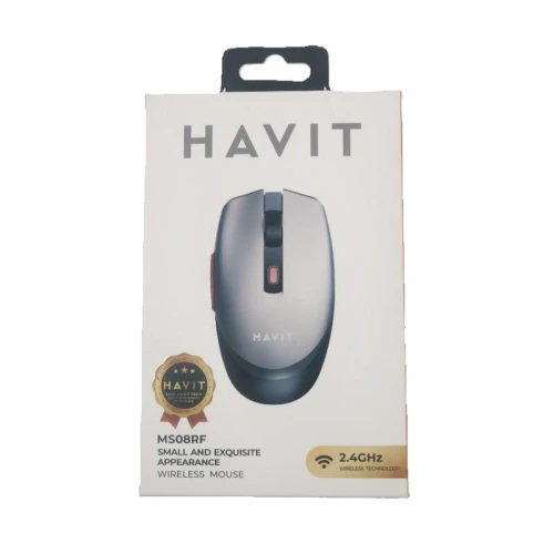 Souris Sans Fil HAVIT HV-MS65WB Bluetooth + 2.4GHz Rechargeable Silencieuse Ergonomique Double Mode USB Haute Précision PC Portable Bureau