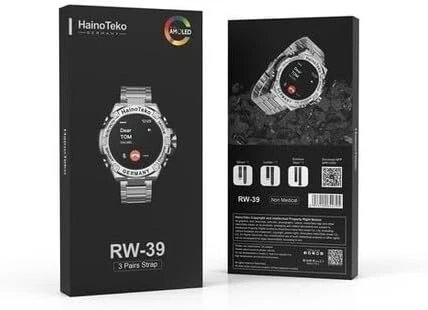 Montre Haino Teko Germany RW39 Avec 03 Bracelets Smart Watch Bluetooth Sport Santé