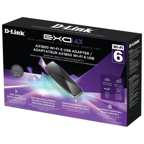 CLE WIFI D-LINK DWA-X1850 USB WIFI6 AX1800