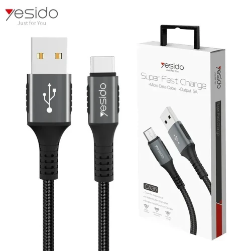 CABLE  TYPE-C  TO USB YESIDO 5A CA36 