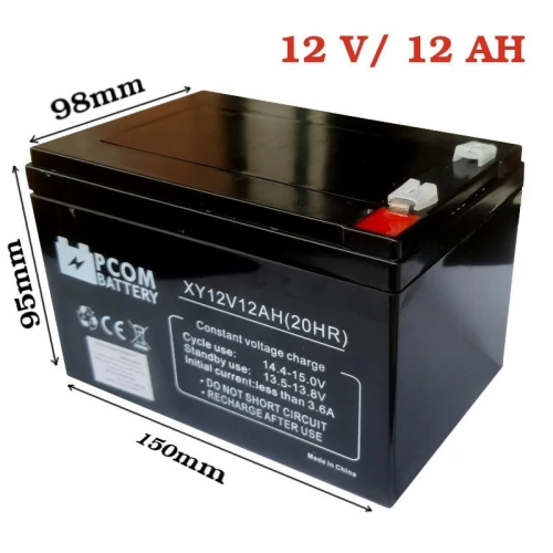 BATTERIE P COM  ONDULEUR  12V /12A / 9A / 7A   