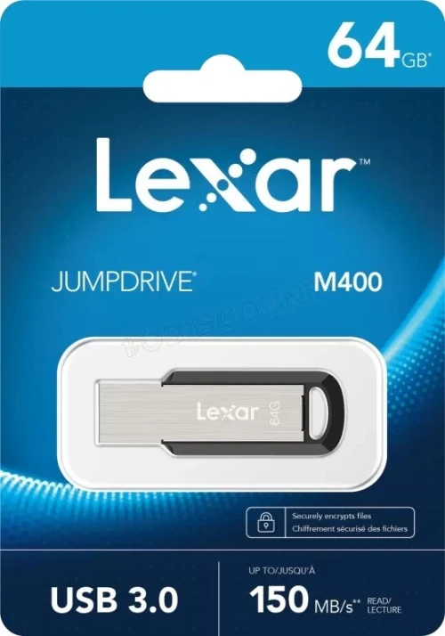 FLASH DISQUE LEXAR 64GO 3.0 150MB/S M400