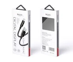 CABLE YESIDO LIGHTNING AVEC AFFICHEUR CA84