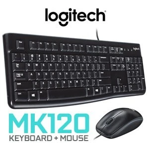 CLAVIER SOURIS LOGITECH MK120 ORIGINALE  