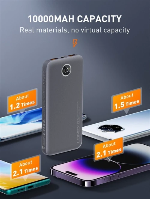 Power Bank Ldinio P10 10000 mAh Batterie Externe Mobile