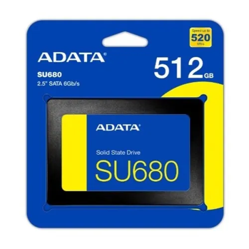 DISQUE DUR INTERNE ADATA SATA 2.5 6GB/S 512GO SU680
