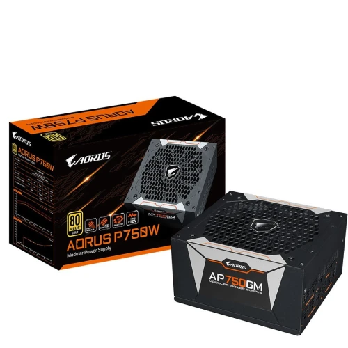 Alimentation Gigabyte Aorus AP750GM 80 Plus Gold 750W Puissante Fiable Gaming PC