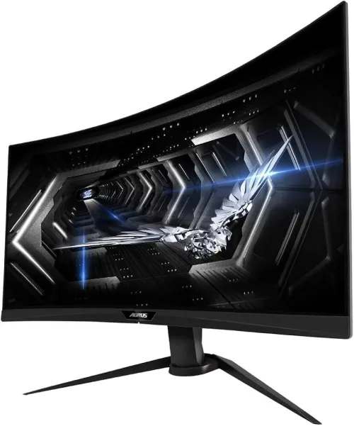 oniteur Gaming AORUS CV27Q 27" Courbé 1500R VA QHD 165Hz 1ms FreeSync HDR HDMI DisplayPort Écran Immersif Haute Performance eSport Premium