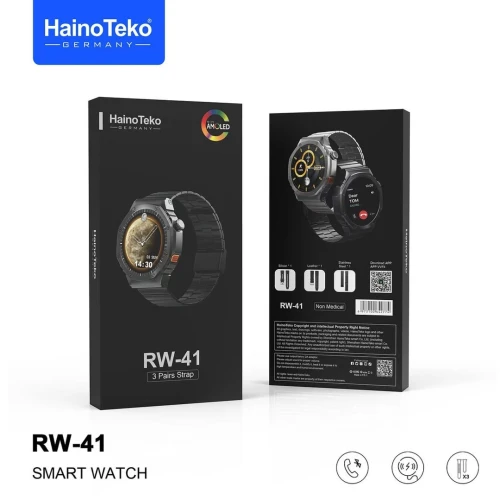 Montre Bluetooth Haino Teko RW41 Germany Original Smart Watch Connecte Sport Notifications Autonomie