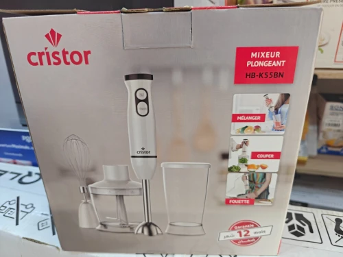 BRAS Mixeur 500W CRISTOR 3EN1 خلاط يدوي