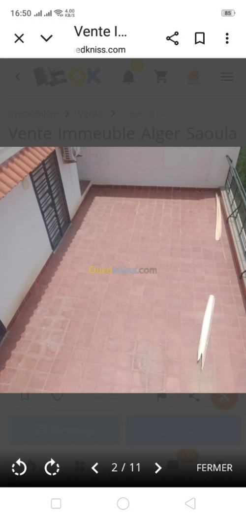 Location Immeuble Alger Saoula