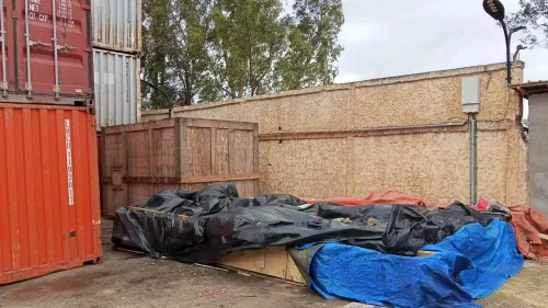 Dépôt de stockage de conteneurs