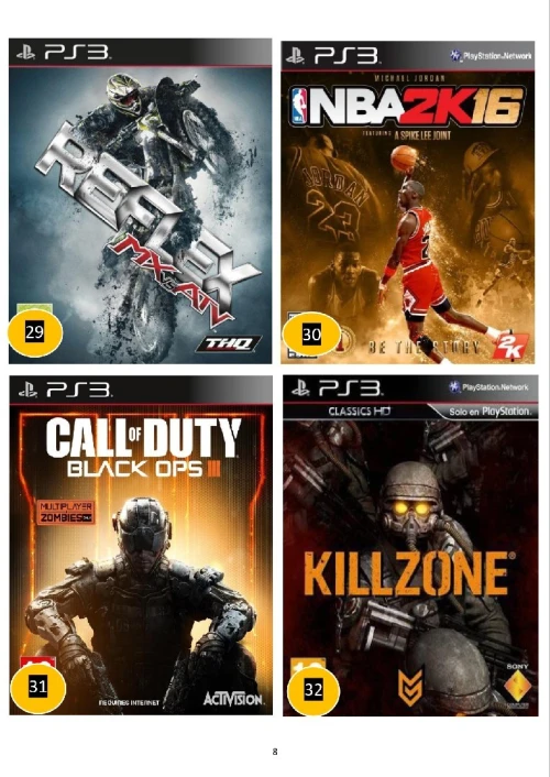 139 jeux Ps3 + disque dur 1Tb
