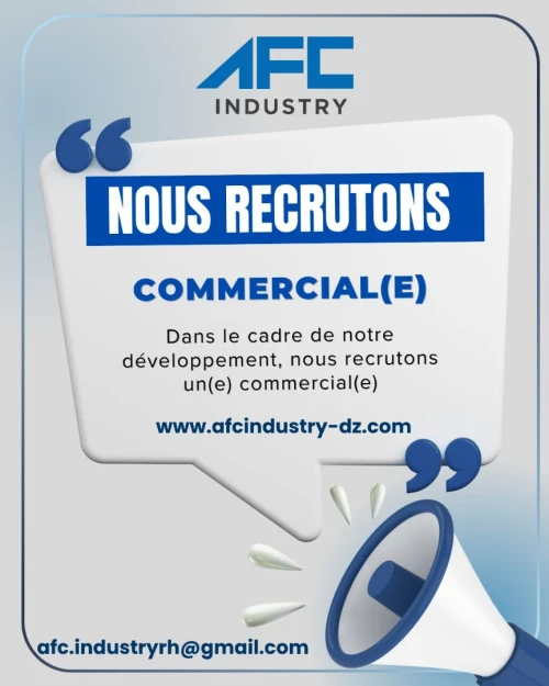 nous recrutons un(e) commercial(e