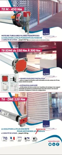 moteur tubulaire pour rideau