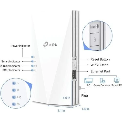 TP-Link RE500X  Wi-Fi 6 AX1500