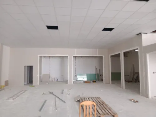 Pose de plafond en ba13 et démontable 