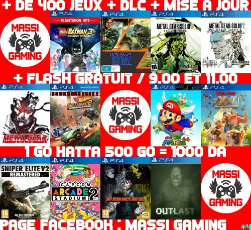 INSTALLATION JEUX DIAL PS4 FLASHÉE 9.X & 11.00 & 12.X & 13.00 (+ FLASH GRATUIT + DLC + MISE A JOUR) *