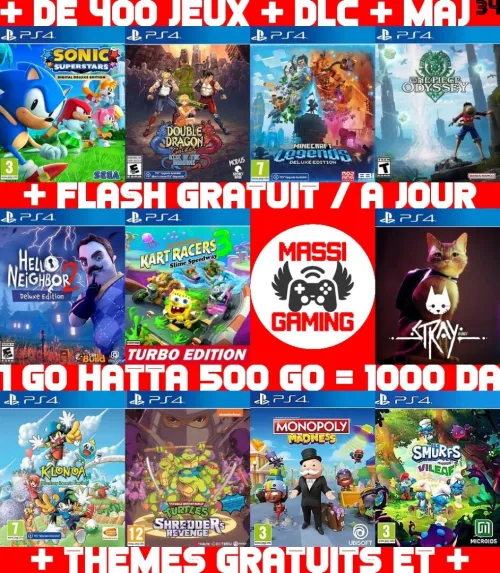 INSTALLATION JEUX DIAL PS4 FLASHÉE 9.X & 11.00 & 12.X & 13.00 (+ FLASH GRATUIT + DLC + MISE A JOUR) *