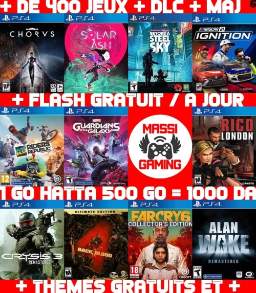 INSTALLATION JEUX DIAL PS4 FLASHÉE 9.X & 11.00 & 12.X & 13.00 (+ FLASH GRATUIT + DLC + MISE A JOUR) --