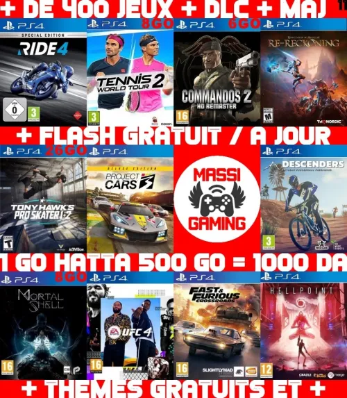 INSTALLATION JEUX DIAL PS4 FLASHÉE 9.X & 11.00 & 12.X & 13.00 (+ FLASH GRATUIT + DLC + MISE A JOUR) **