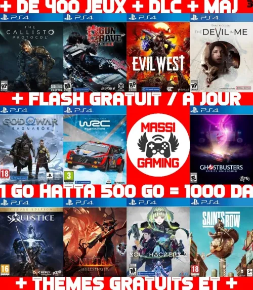 INSTALLATION JEUX DIAL PS4 FLASHÉE 9.X & 11.00 & 12.X & 13.00 (+ FLASH GRATUIT + DLC + MISE A JOUR) **