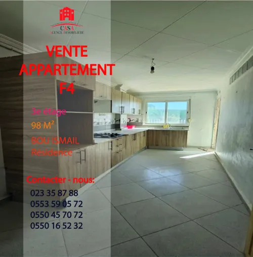 Vente Appartement F4 Tipaza Bou ismail