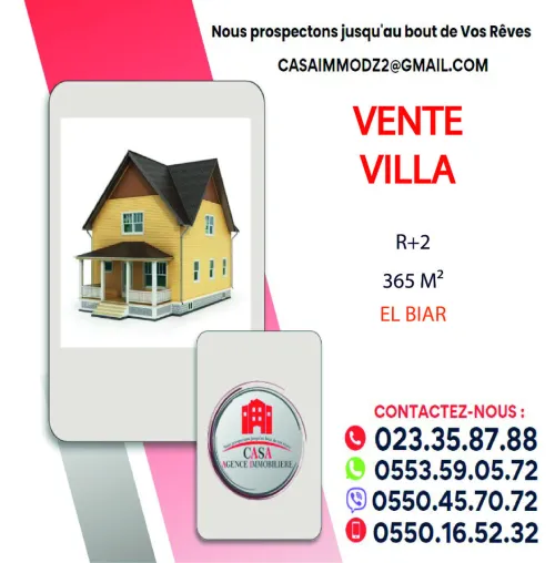 Vente Villa Alger El biar