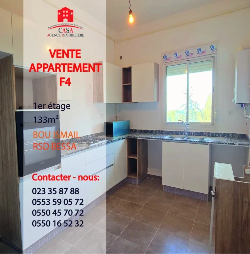 Vente Appartement F4 Tipaza Bou ismail