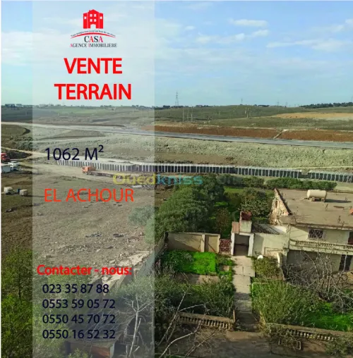 Vente Terrain Alger El achour