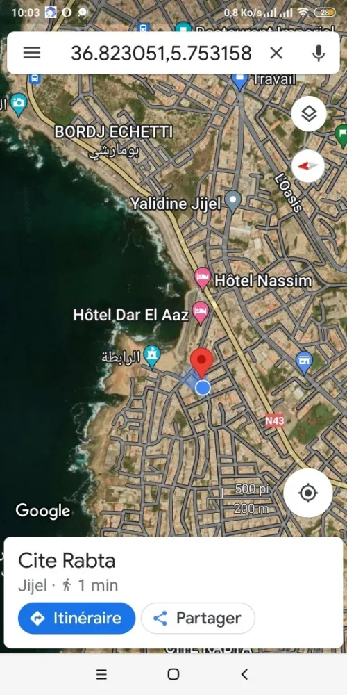Location Appartement F3 Jijel Jijel