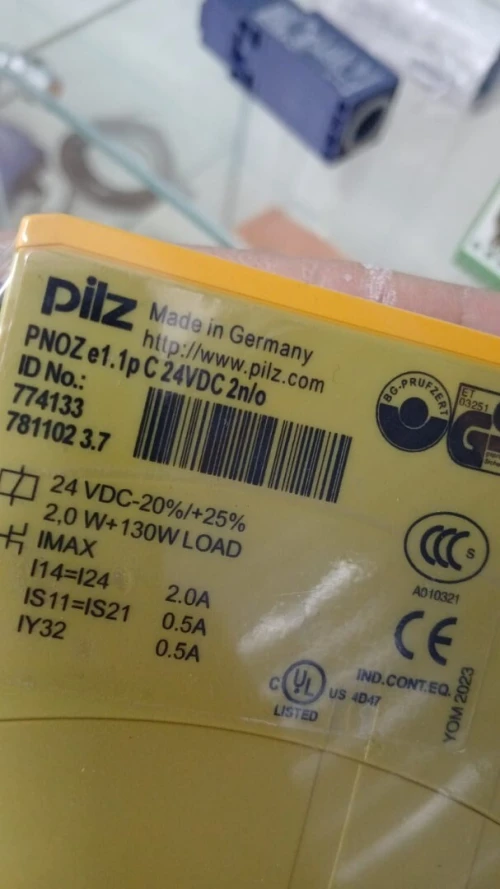 Relais de securite PILZ PNOZ