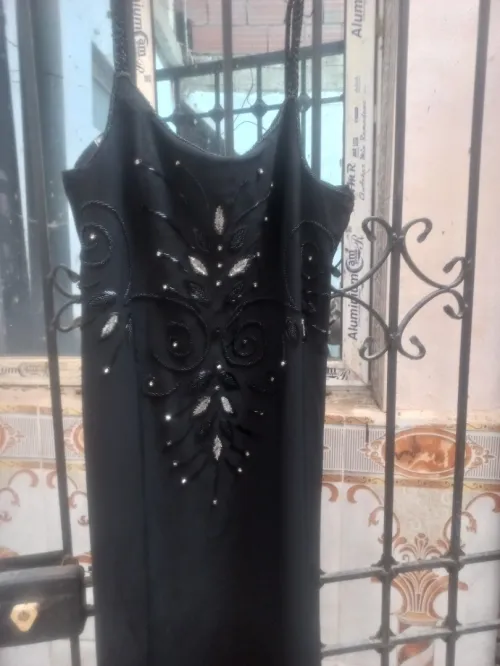 Robe de soirée noir big size soirée 