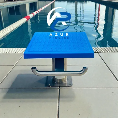 Plot de depart en inox piscine