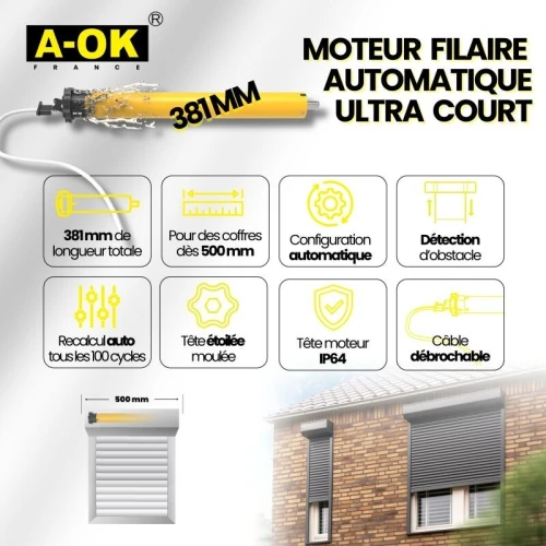 Moteur volet roulant 