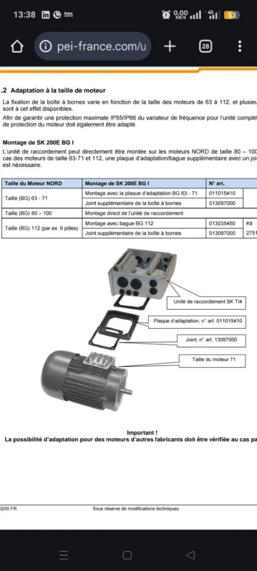 Variateur de fréquence 